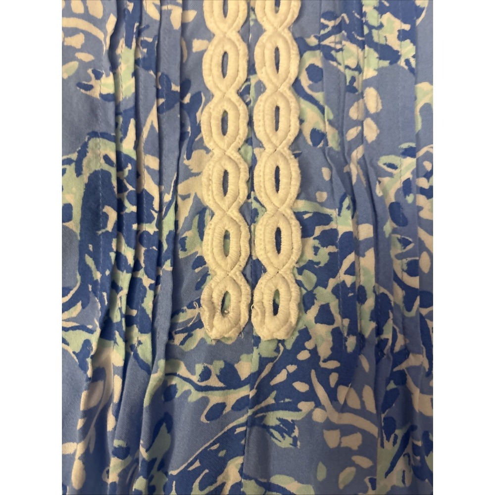 Lilly Pulitzer Size XS Hollie Tunic Dress Turtley Awesome Blue Periwinkle - Picture 6 of 9